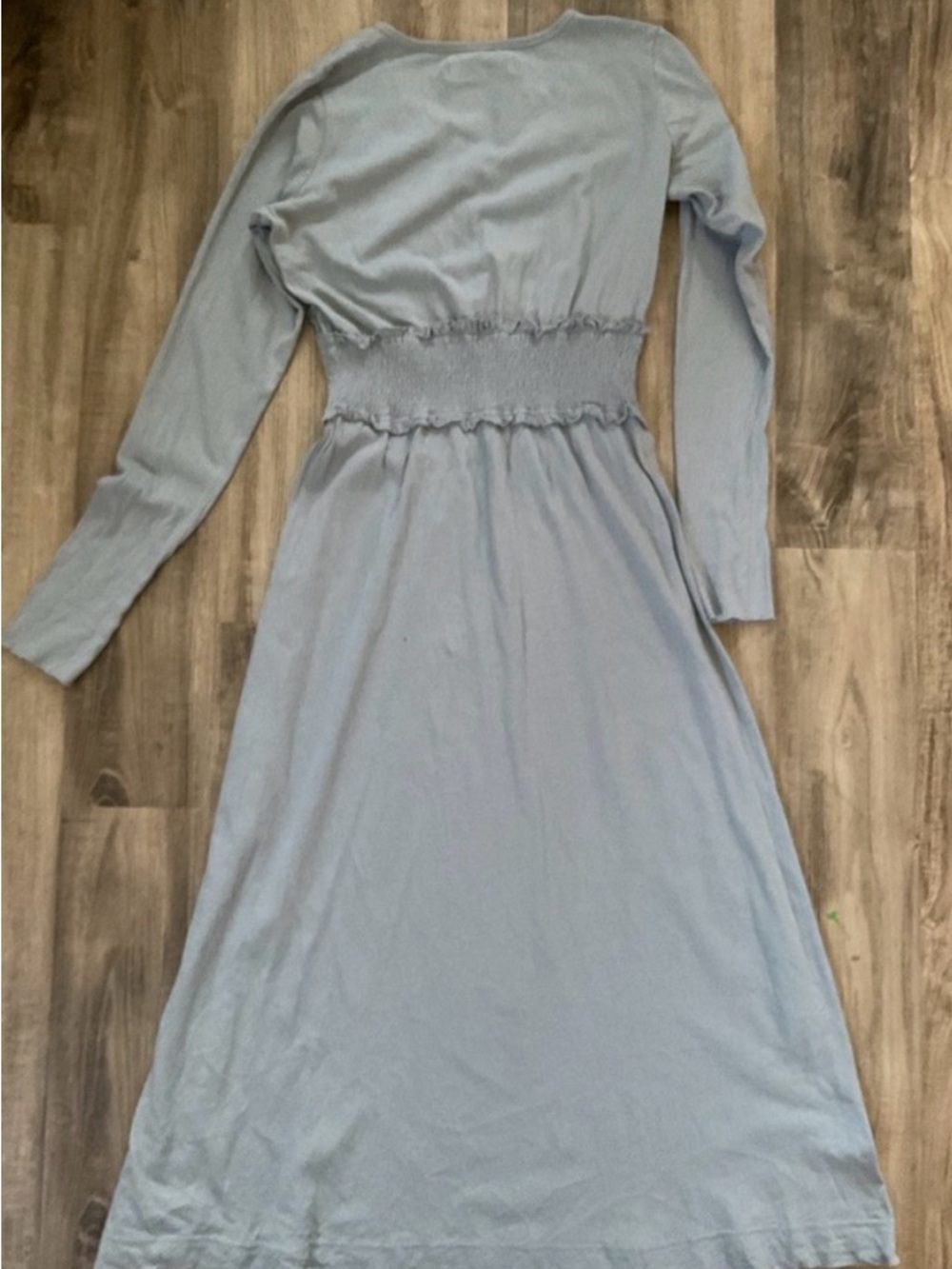 Free People New Hope Smocked Waist V Neck Maxi Dress- NWT - Picture 5 of 6